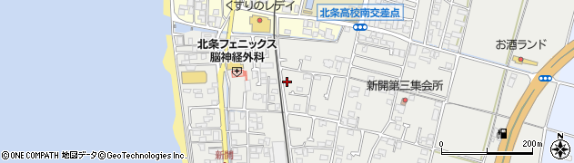 愛媛県松山市北条辻618周辺の地図