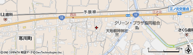 愛媛県四国中央市寒川町2665周辺の地図