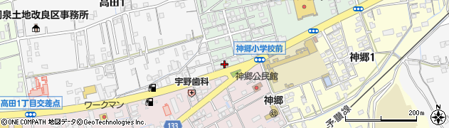 新居浜郷郵便局 ＡＴＭ周辺の地図