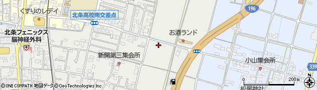 愛媛県松山市北条辻661周辺の地図