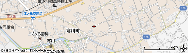 愛媛県四国中央市寒川町1282周辺の地図