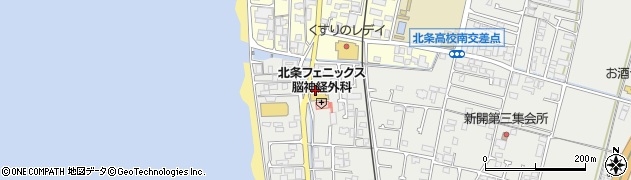 愛媛県松山市北条辻608周辺の地図