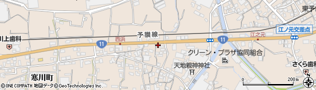 愛媛県四国中央市寒川町2695周辺の地図