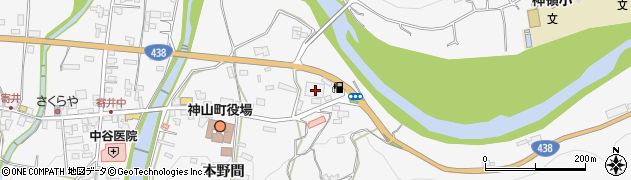 徳島県名西郡神山町神領東野間3周辺の地図