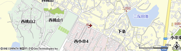 山口県宇部市小串（下条）周辺の地図