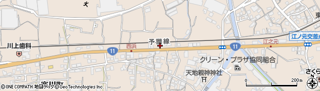 愛媛県四国中央市寒川町2698周辺の地図
