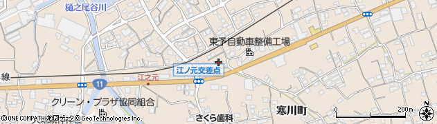 愛媛県四国中央市寒川町989周辺の地図