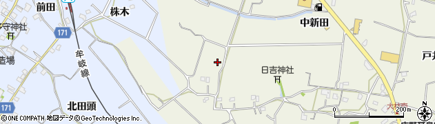 徳島県小松島市大林町（宮免）周辺の地図