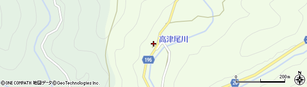 和歌山県日高郡日高川町高津尾297周辺の地図