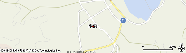 愛媛県松山市小浜周辺の地図