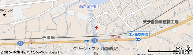 愛媛県四国中央市寒川町1113周辺の地図