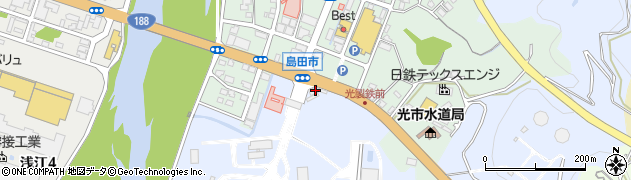 周南近鉄タクシー株式会社光営業所配車室周辺の地図
