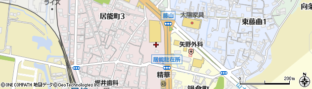 ナフコツーワンスタイル宇部店駐車場周辺の地図