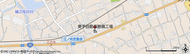 愛媛県四国中央市寒川町890周辺の地図