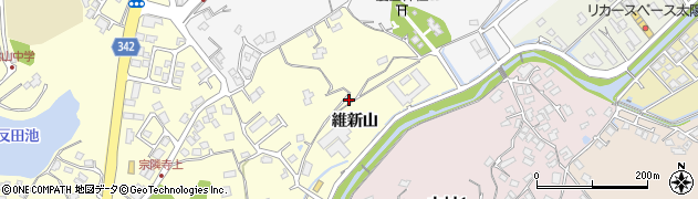 山口県宇部市小串（維新山）周辺の地図