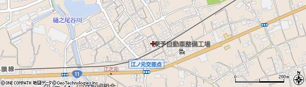 愛媛県四国中央市寒川町997周辺の地図