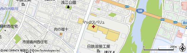 マックスバリュ浅江店周辺の地図