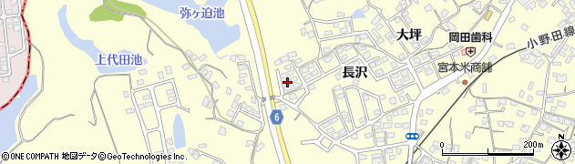 山口県宇部市東須恵長沢2898周辺の地図