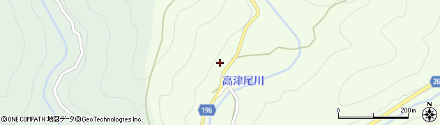 和歌山県日高郡日高川町高津尾306周辺の地図