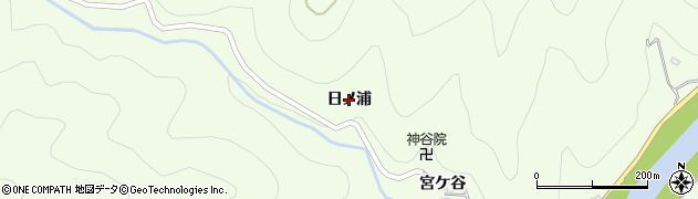 徳島県徳島市飯谷町（日ノ浦）周辺の地図