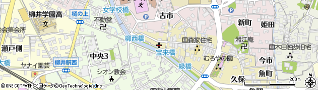 古川ピアノ調律センター周辺の地図
