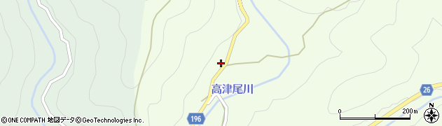 和歌山県日高郡日高川町高津尾318周辺の地図