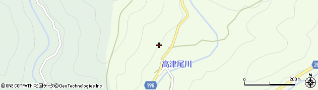 和歌山県日高郡日高川町高津尾309周辺の地図