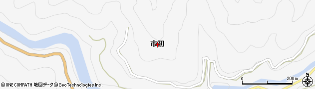 徳島県美馬市木屋平（市初）周辺の地図