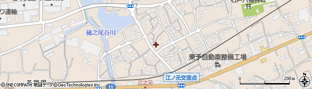 愛媛県四国中央市寒川町1030周辺の地図