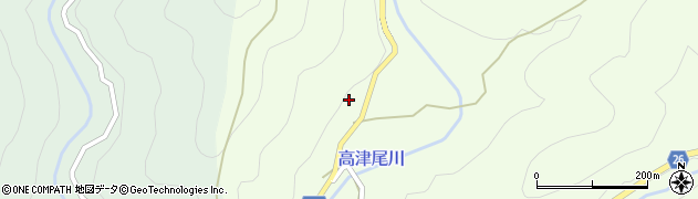 和歌山県日高郡日高川町高津尾316周辺の地図