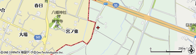 徳島県阿南市那賀川町島尻141周辺の地図