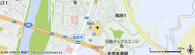 アルク光店周辺の地図