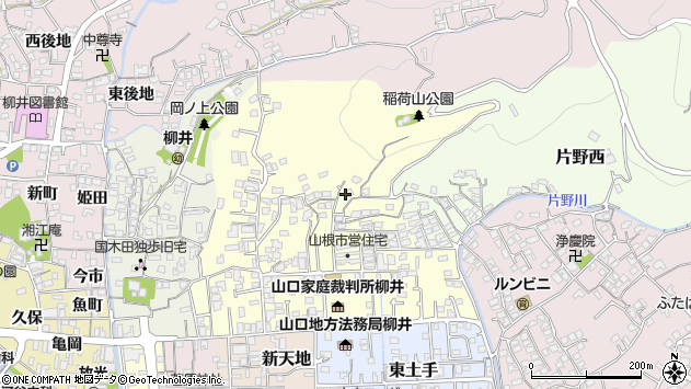 〒742-0002 山口県柳井市山根の地図