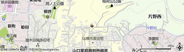 山口県柳井市山根周辺の地図