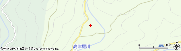 和歌山県日高郡日高川町高津尾337周辺の地図