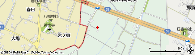 徳島県阿南市那賀川町島尻155周辺の地図