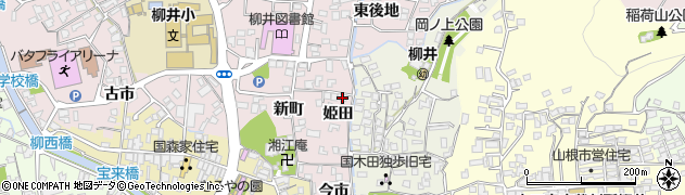 山口県柳井市柳井姫田3085周辺の地図