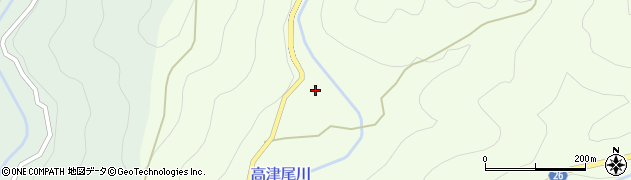 和歌山県日高郡日高川町高津尾338周辺の地図