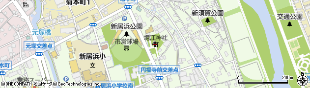 堀江神社周辺の地図