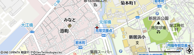 出光リテール販売株式会社　四国カンパニー新居浜営業所周辺の地図