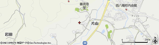 山口県光市三輪片山周辺の地図