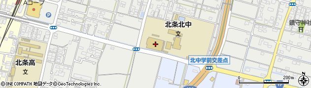 愛媛県松山市北条辻365周辺の地図