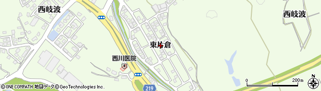 山口県宇部市西岐波（東片倉）周辺の地図