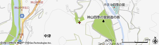 上一宮大粟神社周辺の地図