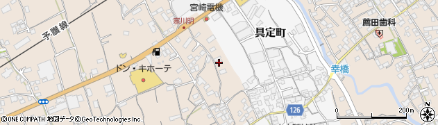 愛媛県四国中央市寒川町25周辺の地図