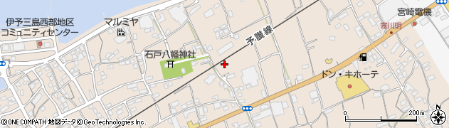 愛媛県四国中央市寒川町822周辺の地図