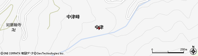 徳島県徳島市多家良町（中津）周辺の地図