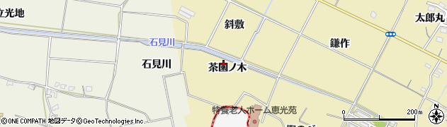 徳島県小松島市坂野町（茶園ノ木）周辺の地図