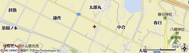徳島県小松島市坂野町（太郎丸）周辺の地図