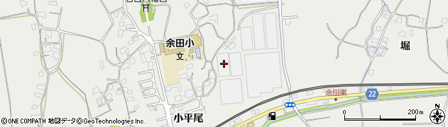 山口県柳井市余田小平尾1407周辺の地図